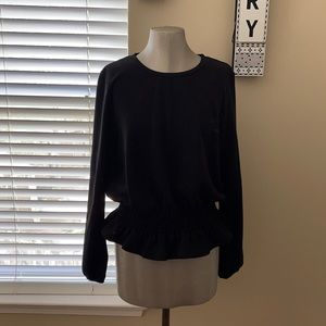 Who What Wear black sweatshirt, Size XL, NWOT
